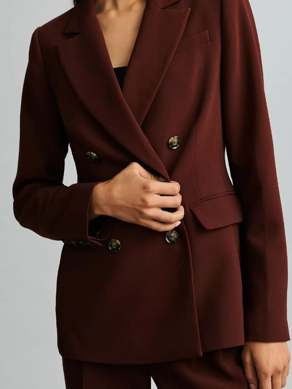 PAIGE Malbec Double-Breasted Blazer *LIKE NEW* Anthropologie